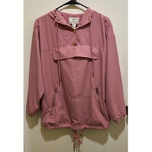 ⁣✧ Forever 21 Dusty Pink Windbreaker Jacket
